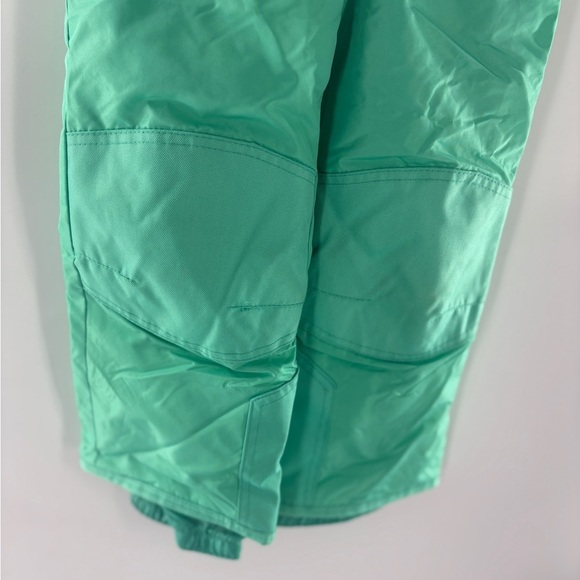 Kids CHAMPION X-Small 4-5 Girls Winter Ski Snow Sledding Pants Bib Green - Picture 3 of 6